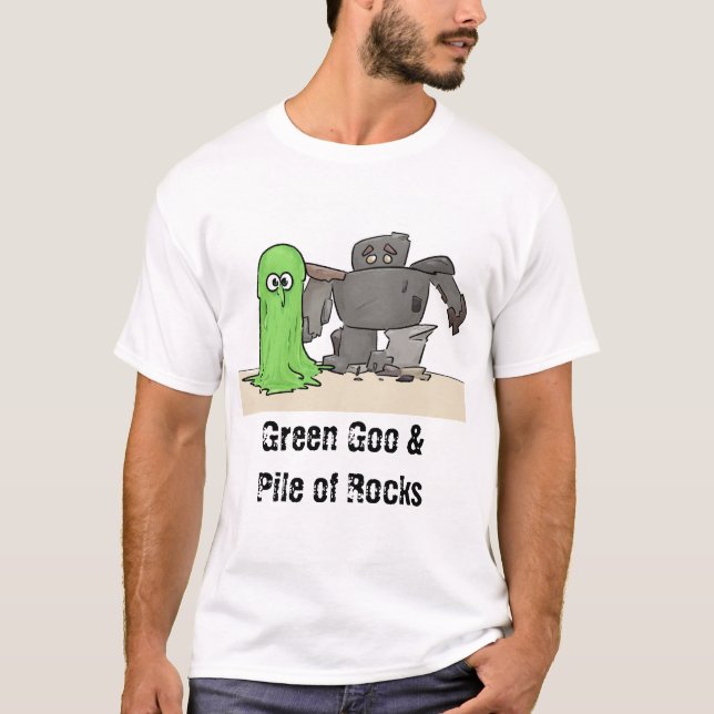 Green Goo and Pile of Rocks T-Shirt (Vorderseite)