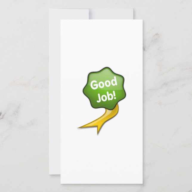 Green Good Job Ribbon (Vorderseite)