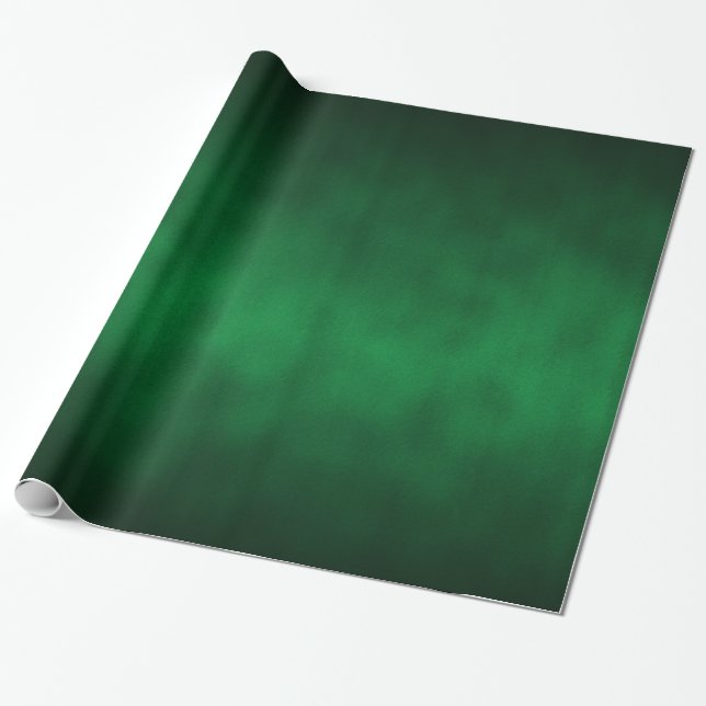 Green Gothic Ombre Abstrakt Art Geschenkpapier (Ungerollt)