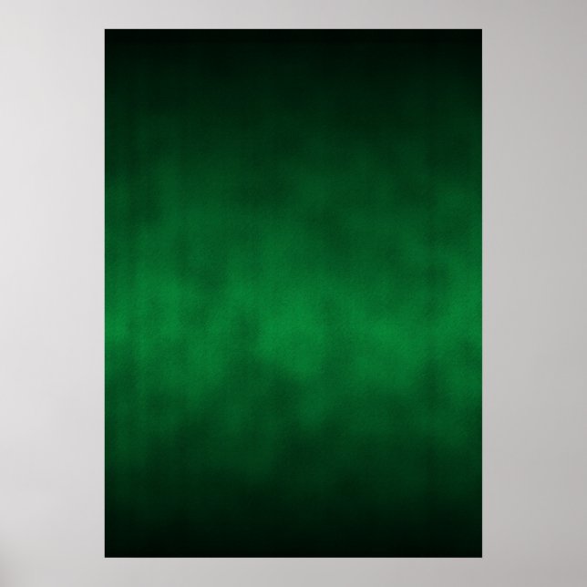 Green Gothic Ombre Hintergrundkunst Poster (Vorne)
