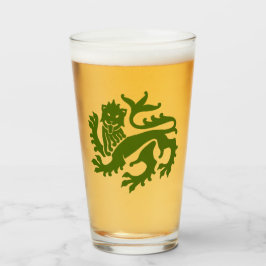 Green Gothic Revival Löwenglas Glas