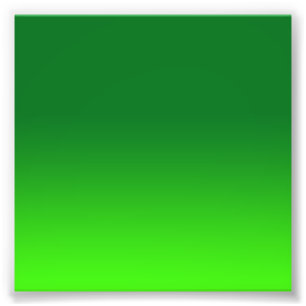 Green Gradient Ombre Vivid Modern Simple Fotodruck