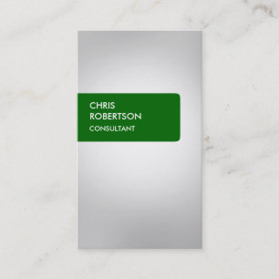 Green Gray Attractive Business Card Visitenkarte