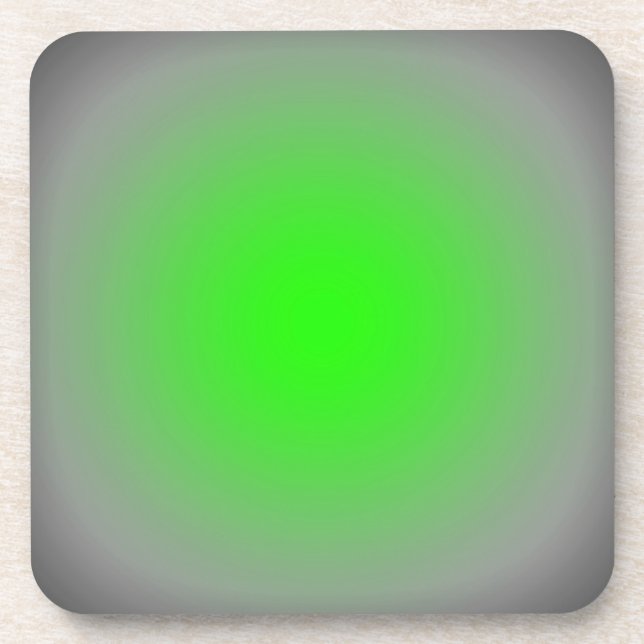 Green & Gray Focus Untersetzer (Vorderseite)