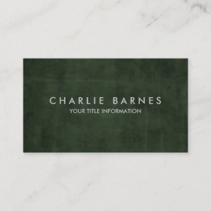 Green Grunge Business Card Visitenkarte