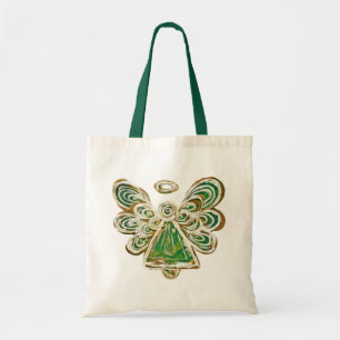 Green Guardian Angel Weihnachtsfeiertag Tote Tasch Tragetasche