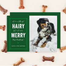 Green Hairy und Merry Pet Weihnachten