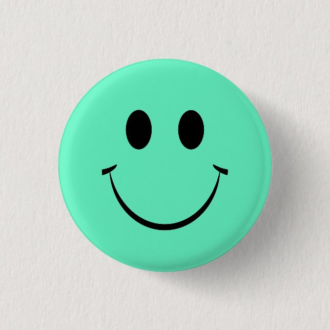 Green Happy Face Button (Vorderseite)