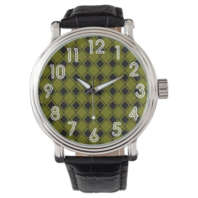 Green Harlequin Armbanduhr (Vorderseite)