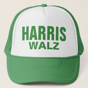 Green Harris Walz Truckerkappe