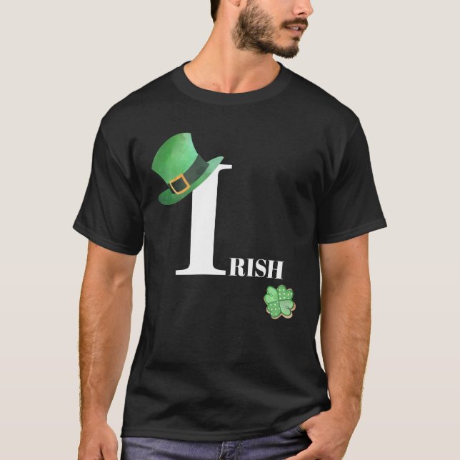 *~* Green Hat IRISH IRELAND Leprechaun T - Shirt (Vorderseite)