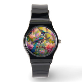 Green Headed Jay Fantasy Bird Armbanduhr