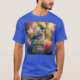 Green Headed Jay Fantasy Bird T-Shirt