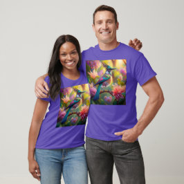 Green Headed Jay Fantasy Bird T-Shirt