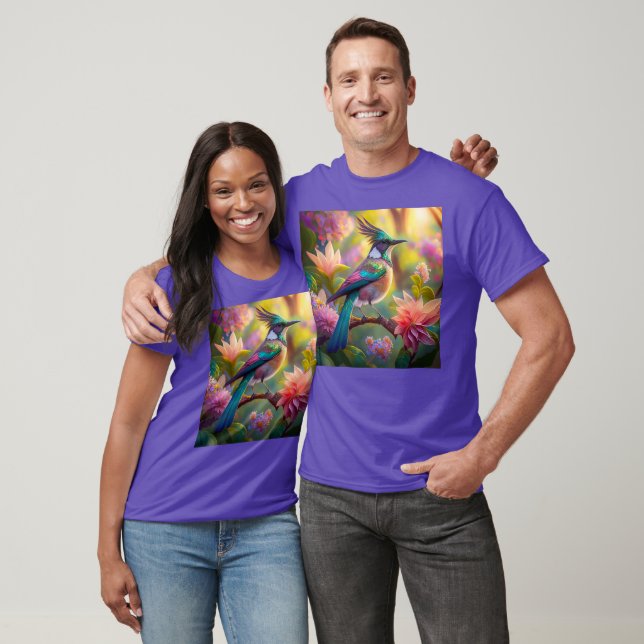 Green Headed Jay Fantasy Bird T-Shirt (Unisex)