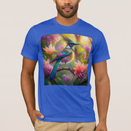 Green Headed Jay Fantasy Bird T-Shirt
