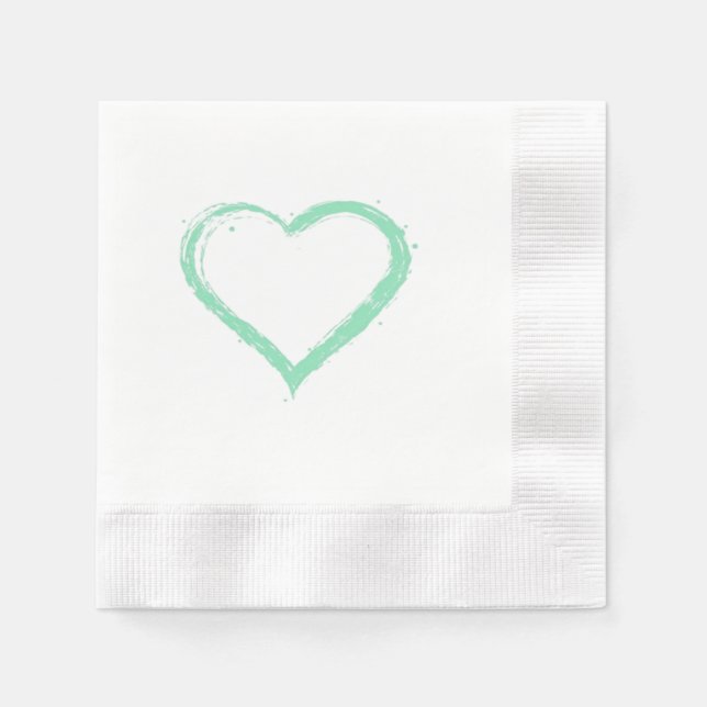 Green Heart Essential Serviette (Vorderseite)