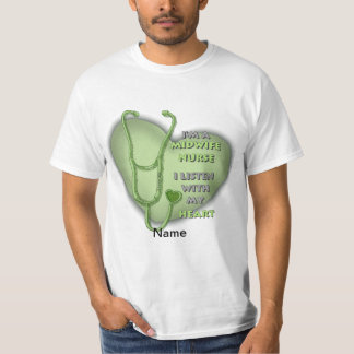 Green Heart Midfrau Nurse T-Shirt