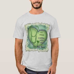 Green Heart RN Nurse T - Shirt