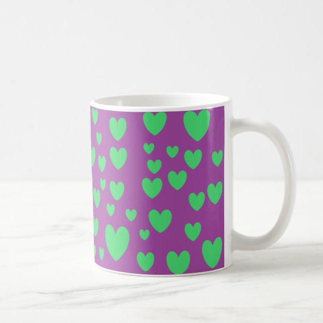 Green Hearts-Tasse Tasse (Rechts)