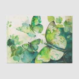GREEN HEAVEN Schmetterlinge decoupage paper Seidenpapier