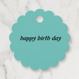 GREEN Helle Geburtstag Geschenk Tags Geschenkanhänger
