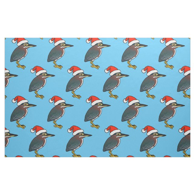 Green Heron Santa Stoff (Fat Quarter (45,7 x 55,9 cm))