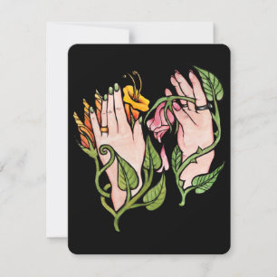 Green Hexe Magick Einladung