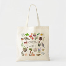 Green Hexe Tote Bag