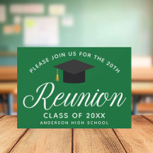 Green High School Wiedersehen Custom Partys