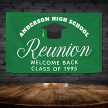 Green High School Wiedersehen Custom Willkommen