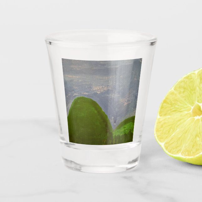 Green Hills Glass Schnapsglas (Vorderseite)