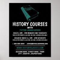 Green History Book, History Course Advertising