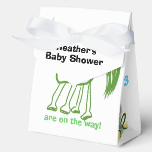 Green Horse Baby Rattles Twins Geschenkschachtel