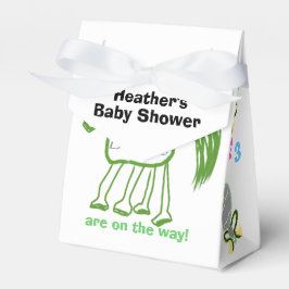 Green Horse Baby Rattles Twins Geschenkschachtel
