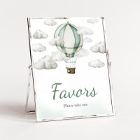 Green Hot Air Ballon Baby Duwer Favoriten