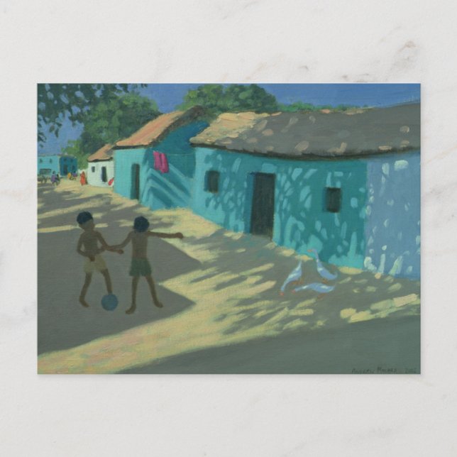 Green House Indien Postkarte (Vorderseite)