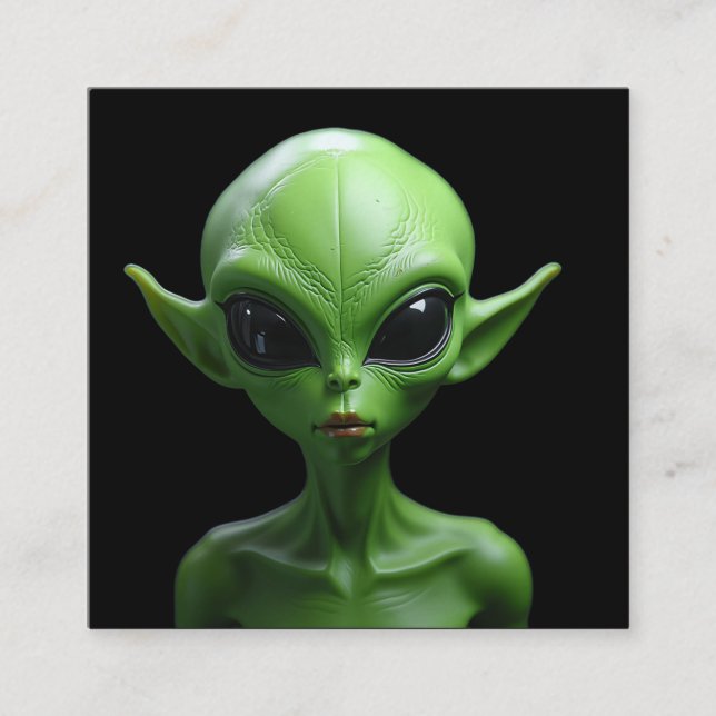 Green humanoid begleitkarte (Vorderseite)