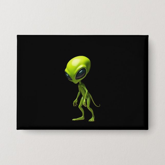 Green humanoid button (Vorderseite)