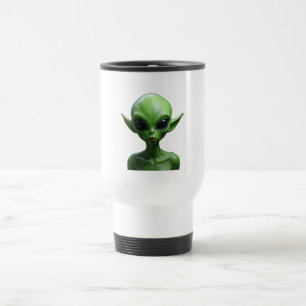 Green humanoid reisebecher
