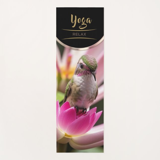 Green Hummingbird - Yoga Mat Yogamatte (Vorderseite)