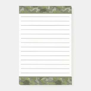 Green Hunter Militär Camouflage Camouflage Masculi Post-it Klebezettel