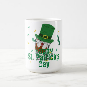 Green Hut Glück Kleeblatt St. Patrick's Day Kaffeetasse