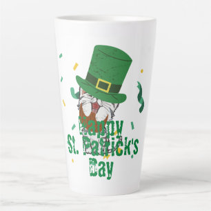 Green Hut Glück Kleeblatt St. Patrick's Day Milchtasse