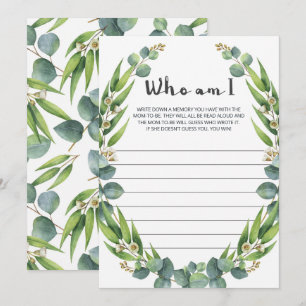 Green Icebreaker Game for Baby Shower