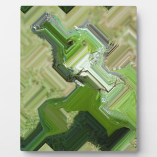 Green Iguana Fotoplatte