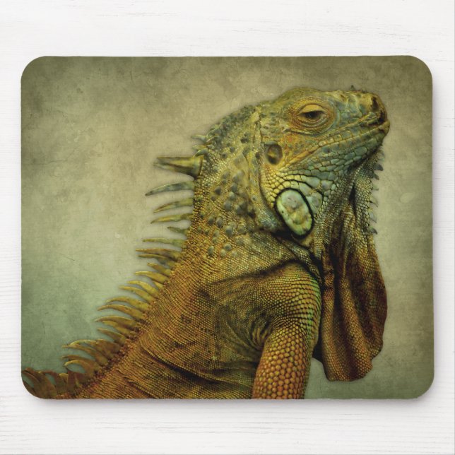 Green Iguana Mousepad (Vorne)