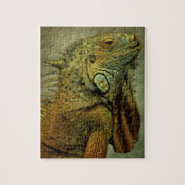 Green Iguana Puzzle (Vertikal)