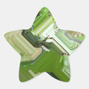 Green Iguana Stern-Aufkleber