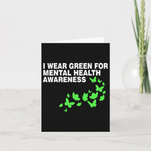 Green im Mai Mental Health Awareness Montag Green Karte